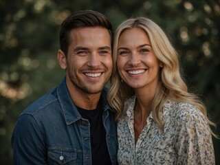 Obraz premium A Gay couple, transgender couple LGBTQ+ couples