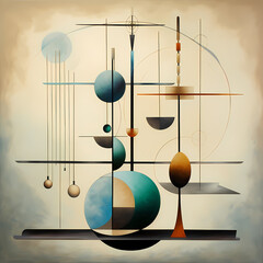 Abstract representation of harmony and balance. 