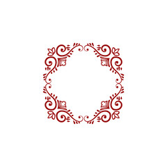 set of vector border ornaments border