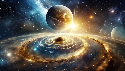 planet in space,Yes, planets are celestial bodies that orbit around stars, like our sun, in outer space.