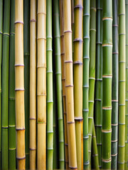 Obraz premium Bamboo fence backdrop.