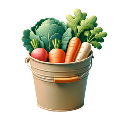 vegetables in a basket