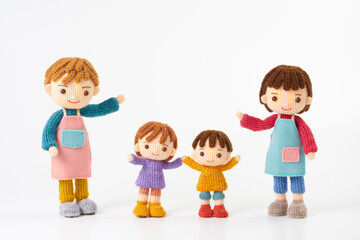 あみぐるみ人形　保育、幼稚園イメージ