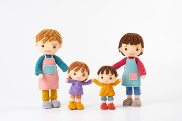 あみぐるみ人形　保育、幼稚園イメージ