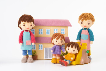あみぐるみ人形　保育、幼稚園イメージ
