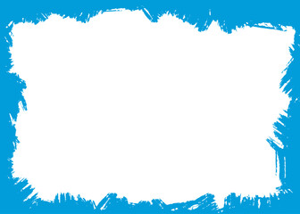 アナログペイント風のフレーム、ポップな背景