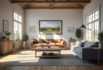 Obraz na płótnie Canvas living room interior