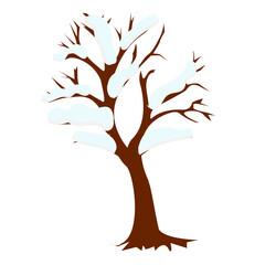 Winter Tree Ice Snow