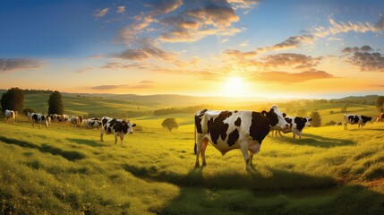 livestock cows moo - obrazy, fototapety, plakaty
