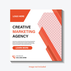 digital marketing agency and corporate social media post template