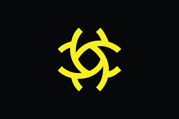 Obraz premium Line art logo design, diamond logo, logo mark, brand mark, icon