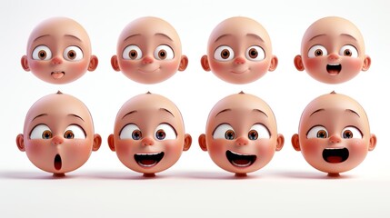 Baby's Different Expressions