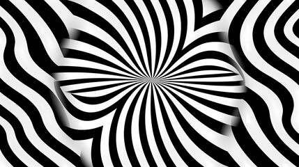 Optical illusion, charming abstract pattern background