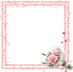 카네이션사각프레임