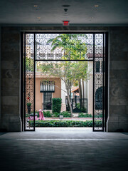entrance to the house coral gables miami 