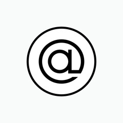 Fototapeta premium Email Icon. Electronic Correspondence Symbol - Vector.