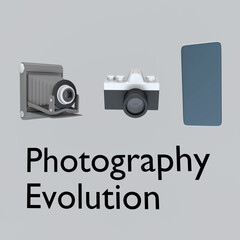 Photography Evolution concept - 733599650