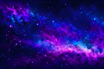 mysterious wallpaper background gradient of midnight blues to deep purples constellation patterns
