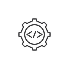 Software Development line icon