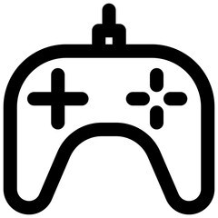 Games vector outline icon