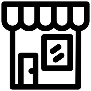 recommend clip art: Shopping Store vector outline icon