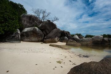 Playas de Belitung, pantai Laskar Pelangi, Indonesia