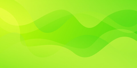 Abstract colorful green curve background, green gradient dynamic wallpaper with wave shapes. Suitable for banners, templates, sales, events, ads, pages, web, and others