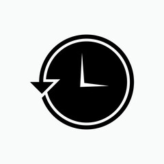 Past Icon. History, Yesterday. A Long a Go.