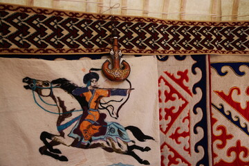 Crafts fair in Almaty in Kazakhstan. May 19. 2018