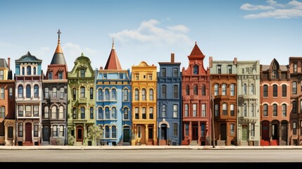 Fototapeta premium cityscape baltimore buildings