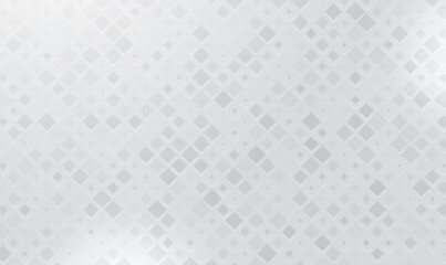 Fototapeta premium 3D Futuristic mosaic gray white background. White ceramic tile background. 3d cubes pattern. Square mosaic tiles pattern background for cover, poster, banner web, Print ad. Modern luxury Vector EPS10.