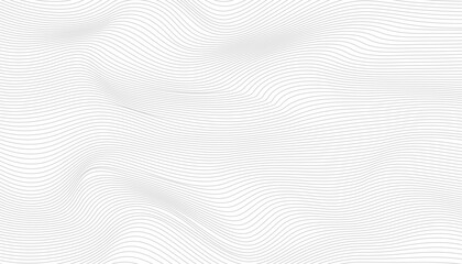 Abstract wave element for design. Digital frequency track equalizer. Stylized line art background.  Design elements created using the Blend Tool. Curved smooth tape