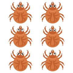 マダニ　表情セット