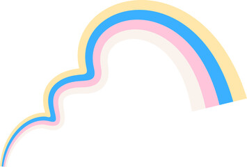 Obraz premium colorful rainbow decoration