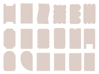 Set of Frame Label Badge