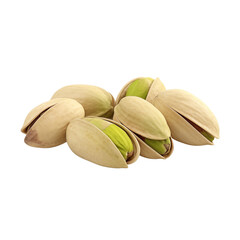 pistachio nuts isolated on transparent background, png