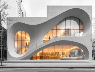 Obraz premium exterior of modern office building