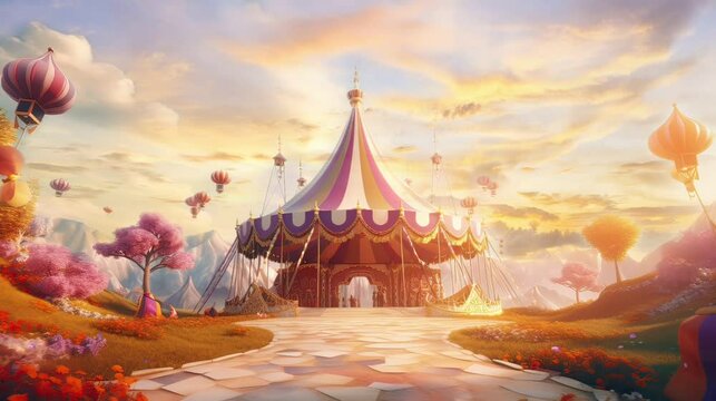 carousel in the park