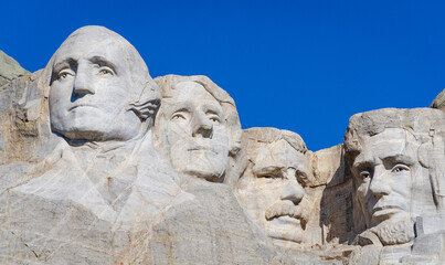 Obraz premium Mount Rushmore National Memorial, in the Black Hills of South Dakota