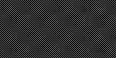 Fototapeta premium Black diagonal carbon fiber seamless texture pattern vector illustration. Textile fabric, car tuning or cloth macro seamless kevlar crisscross texture background.