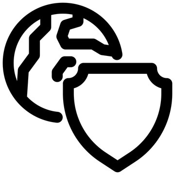 recommend clip art: cyber security vector outline icon