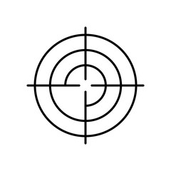 Line Target Icon