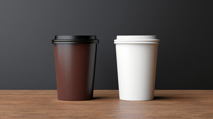 empty cup mockup