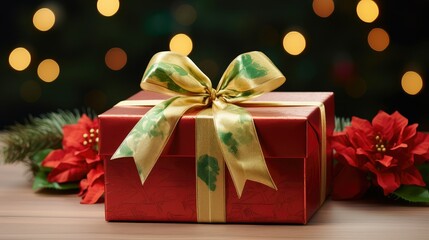 Fototapeta na wymiar present holiday gift box