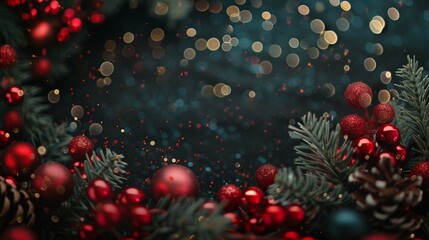 Obraz na płótnie Canvas Holiday party background, New Year, birthday, celebration, Christmas background with blank copy space.