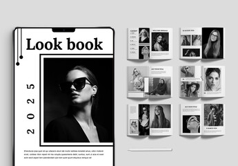 Black And White Look book