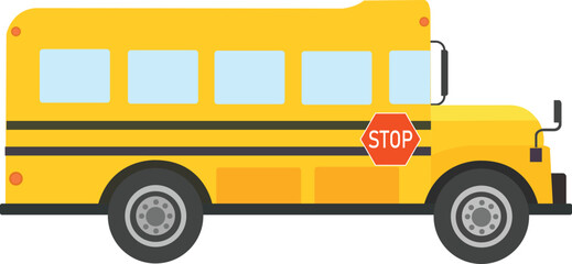 School bus illustration © Mufazal