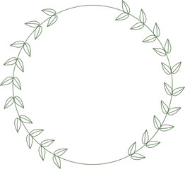 floral frame decoration
