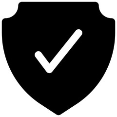 activate Protection vector glyph icon