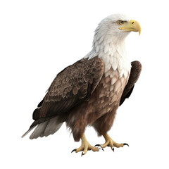 Bald Eagle PNG Cutout, Generative AI